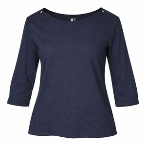 JCP‎ Navy Long Sleeve Top with Shoulder Buttons – Women’s XL